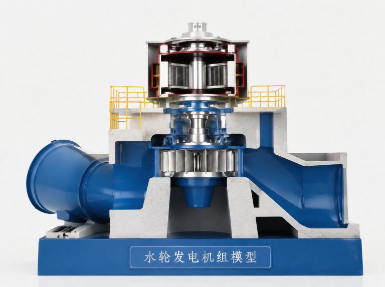 龙岩水轮发电机组剖视模型